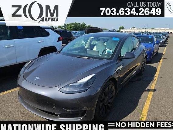 TESLA MODEL 3 2022 5YJ3E1EC2NF200457 image